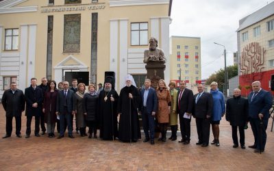 A PORTRAIT SCULPTURE OF SAINT LUKE WAS OPENED AT KSMU