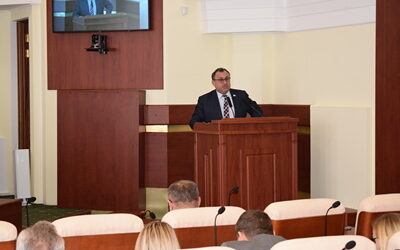 RECTOR OF KSMU V.A. LAZARENKO TOOK PART IN THE ROUND TABLE CONFERENCE IN THE REGIONAL DUMA