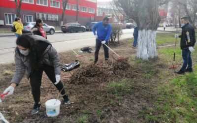 THE CLEANING DAY FOR FOREIGN STUDENTS