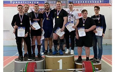 STUDENTS OF KSMU ARE THE CHAMPIONS OF THE SPARTAKIAD AMONG UNIVERSITIES OF THE KURSK REGION IN WEIGHTLIFTING