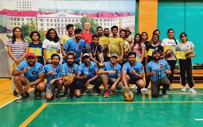 VOLLEYBALL TOURNAMENT FOR SRI LANKAN STUDENTS WAS HELD AT KSMU