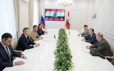 AMBASSADOR EXTRAORDINARY AND PLENIPOTENTIARY OF THE FEDERATIVE REPUBLIC OF BRAZIL MET WITH THE GOVERNOR OF THE KURSK REGION