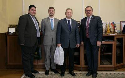 RECTOR OF KSMU MET WITH THE AMBASSADOR OF BRAZIL TO THE RUSSIAN FEDERATION
